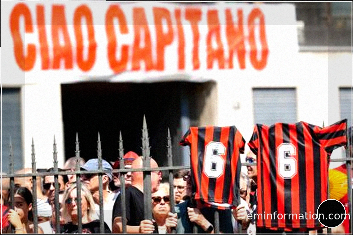 Franco Baresi Funeral: Milan Fans Honor Legend Amidst Jeers for Owner Cardinale