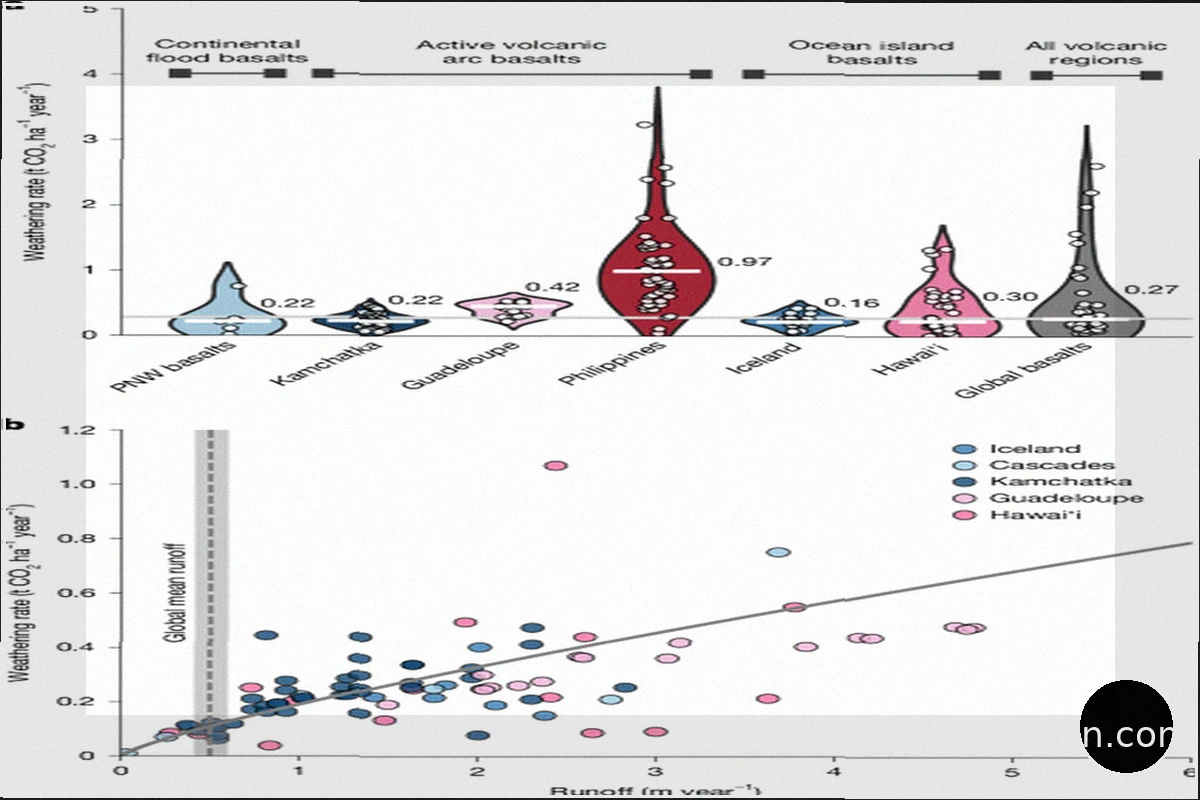 Critical Zone Processes Limit Alkalinity Export from Natural Basaltic Systems